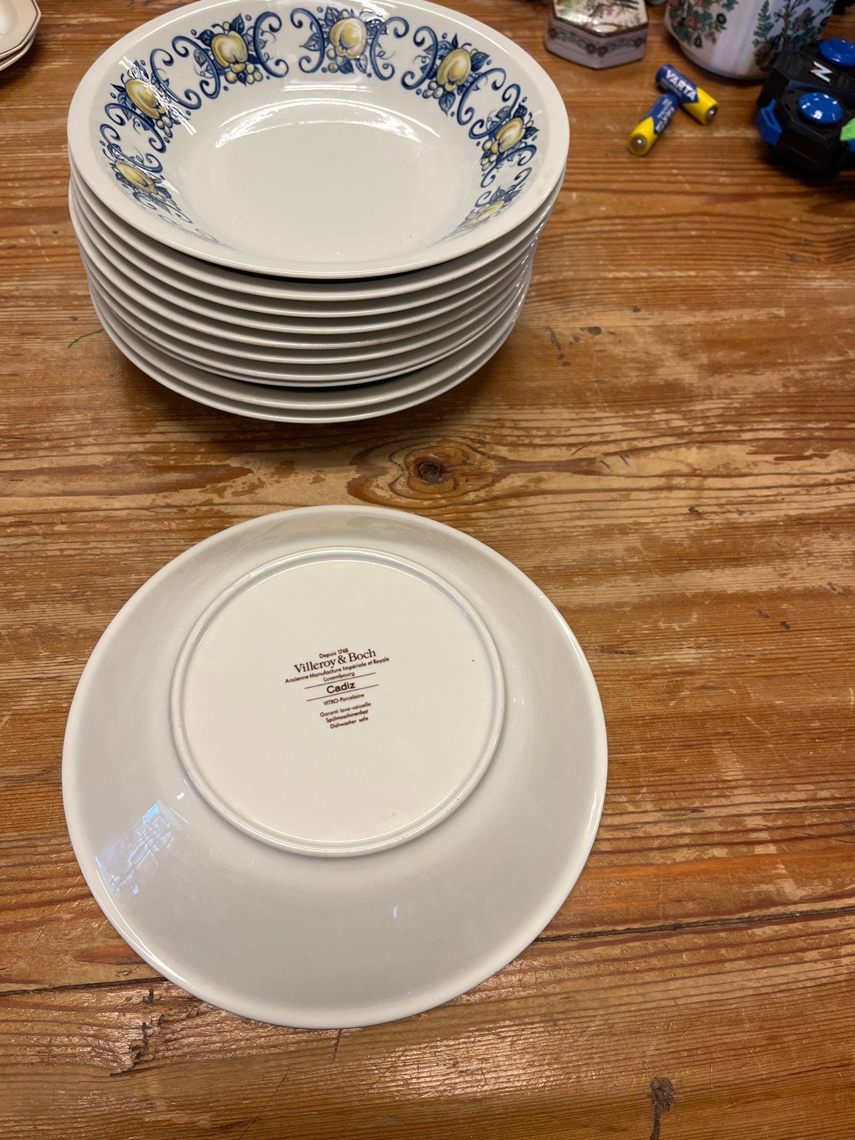 Villeroy & Boch Cadiz - 15 platte en 11 diepe borden, Ophalen, Gebruikt, Villeroy & Boch, Nvt