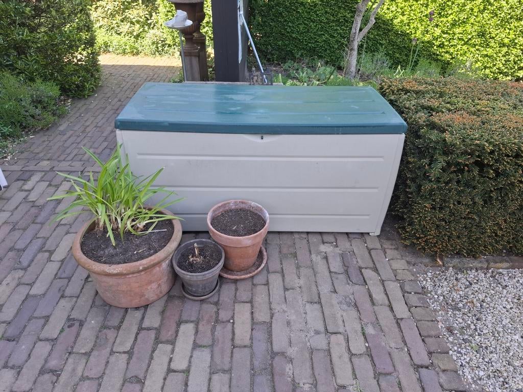 Keter Opbergkist 120x50x60 - Handige Tuinopberger, Ophalen, Gebruikt, Kunststof, Overige typen