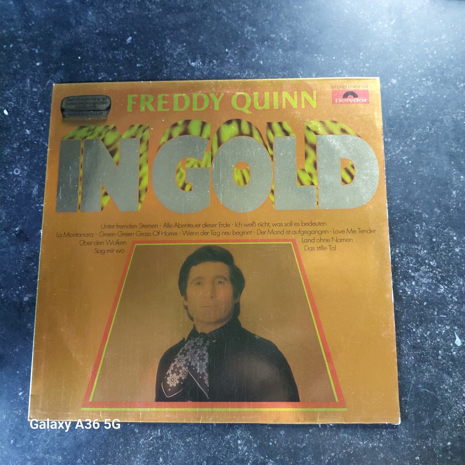 Freddy Quinn - In Gold LP (Polydor), LP, Gebruikt, Overige genres, Ophalen of Verzenden