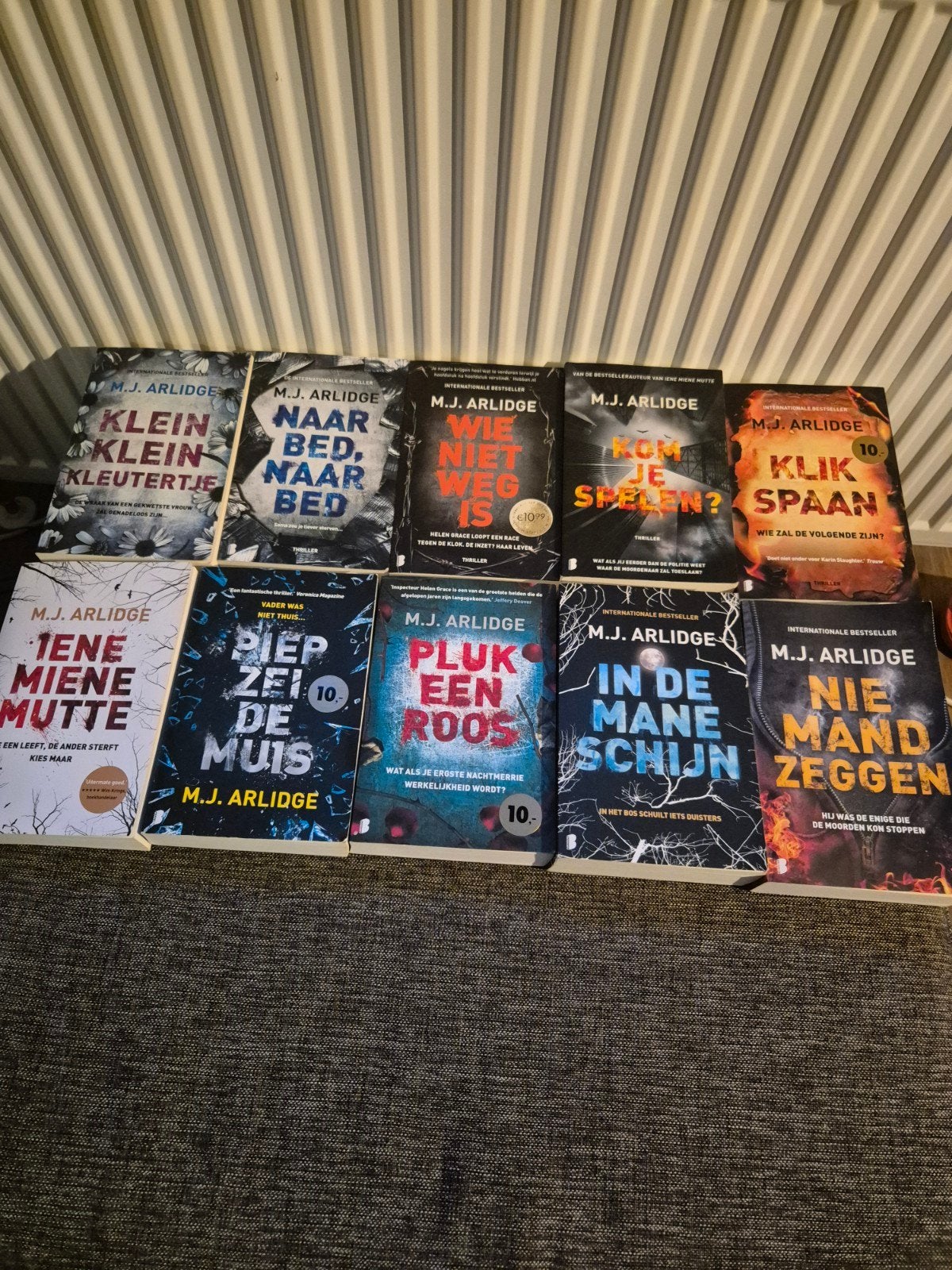 M.J. Arlidge boekenpakket - 11 spannende thrillers, Ophalen, Nieuw, M.J. Arlidge, Europa overig