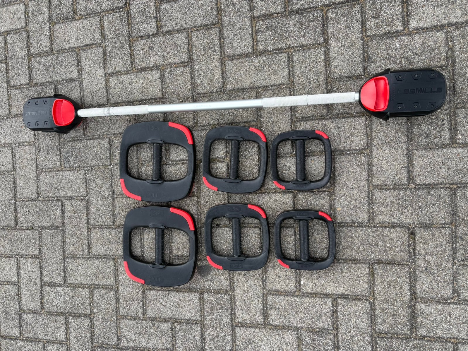 Les mills smart bar bodypump smartbar set, Ophalen of Verzenden, Zo goed als nieuw, Smartbar set, Les mills