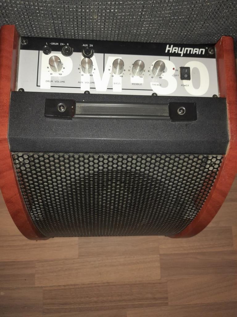 DEZE WEEK € 100 Hayman PM 30 Drum monitor 30 watt versterker, Ophalen