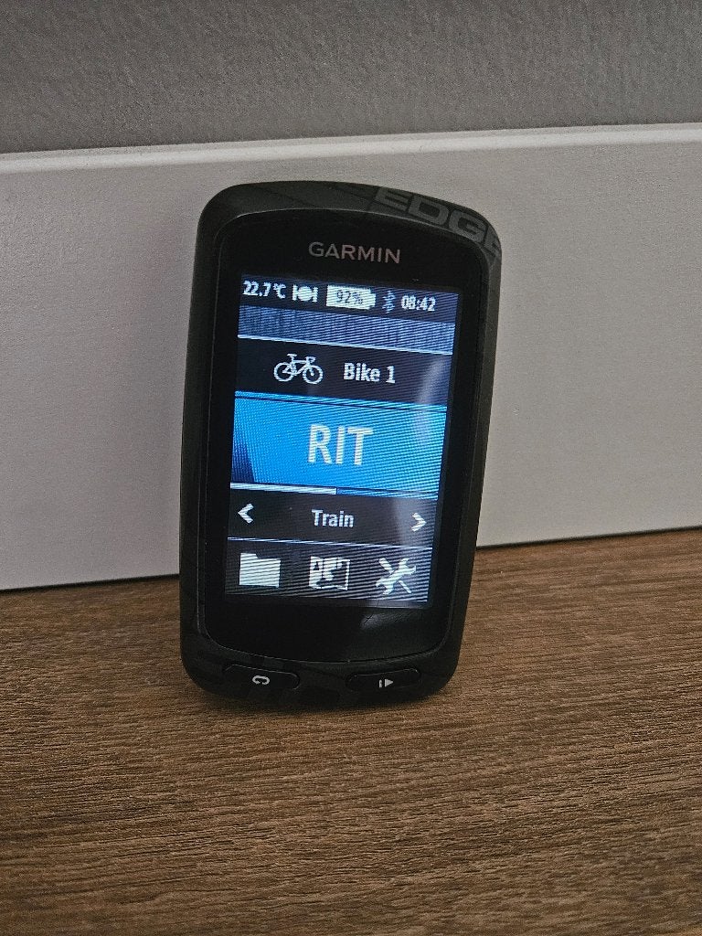Garmin Edge 810 GPS Fietscomputer, Fietsen en Brommers, Fietsaccessoires | Fietscomputers, Ophalen of Verzenden, Draadloos, Gebruikt