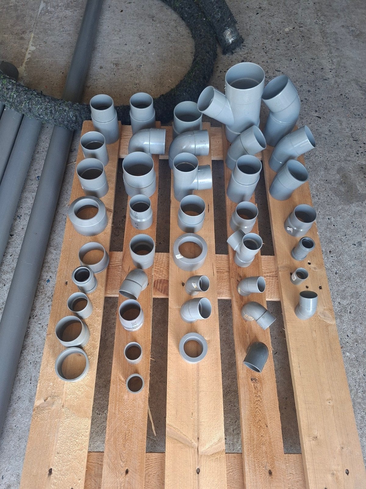 P.V.C hulpstukken ., Ophalen, Bochten, Pvc, Minder dan 2 meter