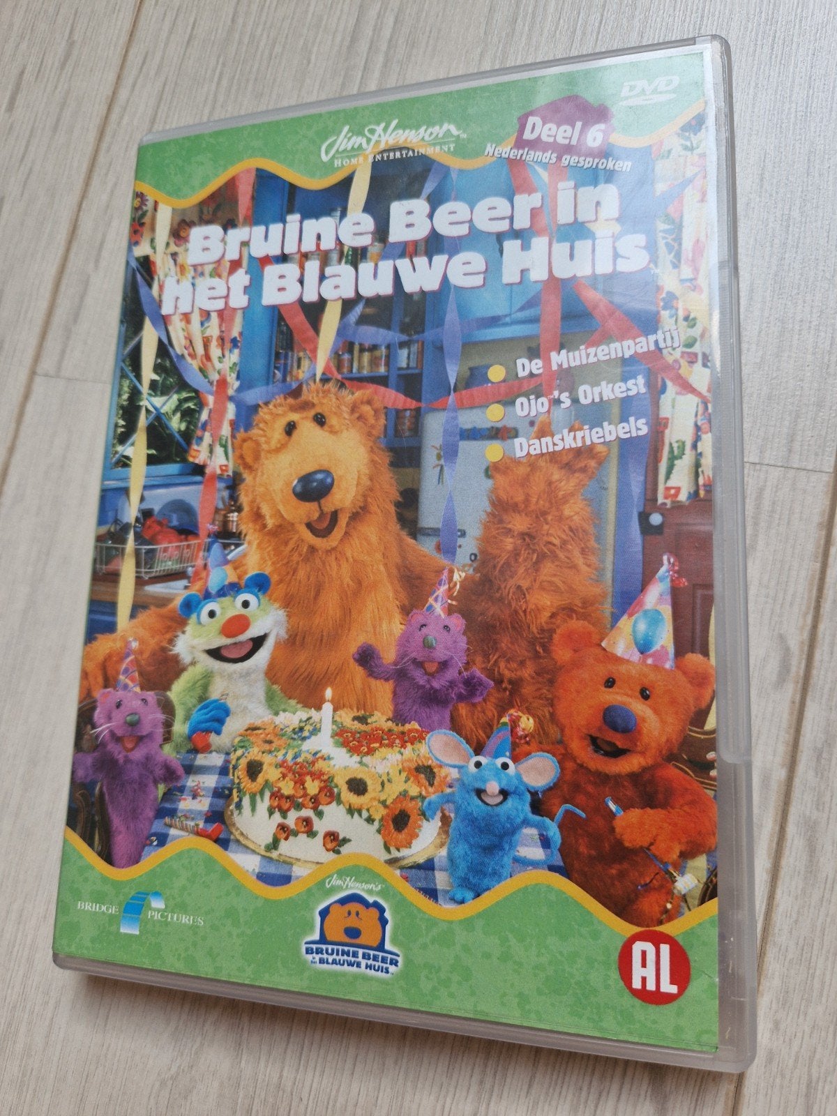 dvd bruine beer in het blauwe huis deel 6 jim henson, Cd's en Dvd's, Dvd's | Kinderen en Jeugd, Alle leeftijden, Ophalen of Verzenden