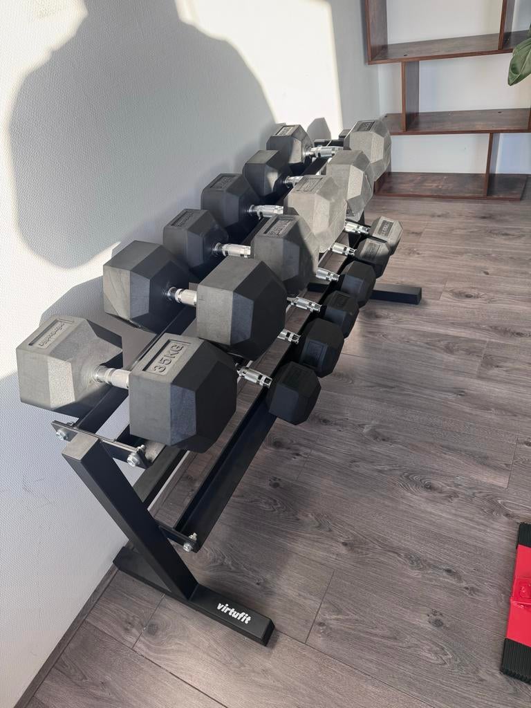 Hexa dumbbells 25 kg per stuk, Ophalen, Gebruikt, Armen, Dumbbell