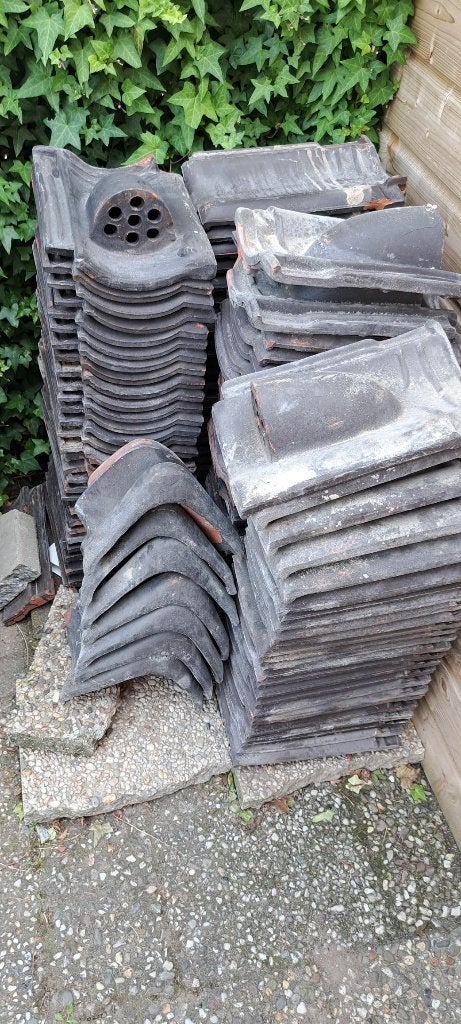 Dakpannen, Ophalen, Steen of Klei, 5 tot 10 m², Zo goed als nieuw
