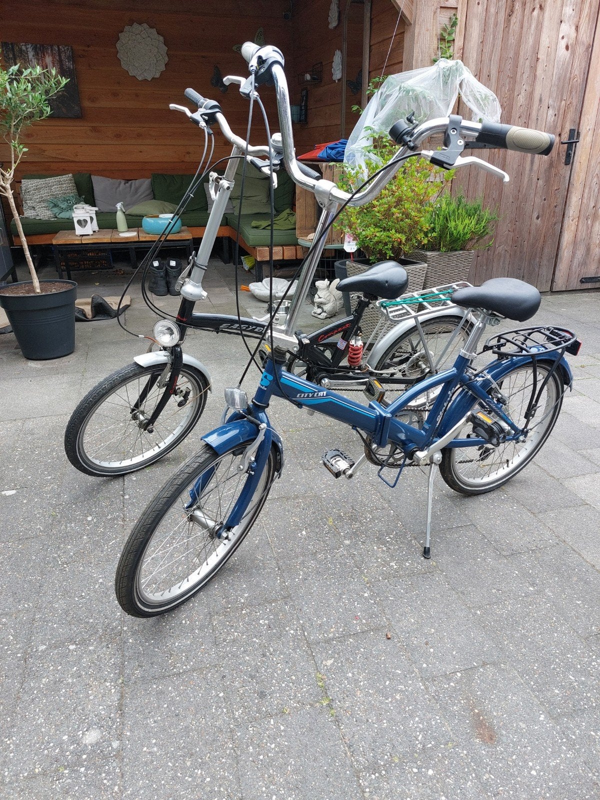 Easybike en Stokvis City Cat vouwfietsen met versnellingen, Ophalen, Gebruikt, Totaal opvouwbaar, Versnellingen