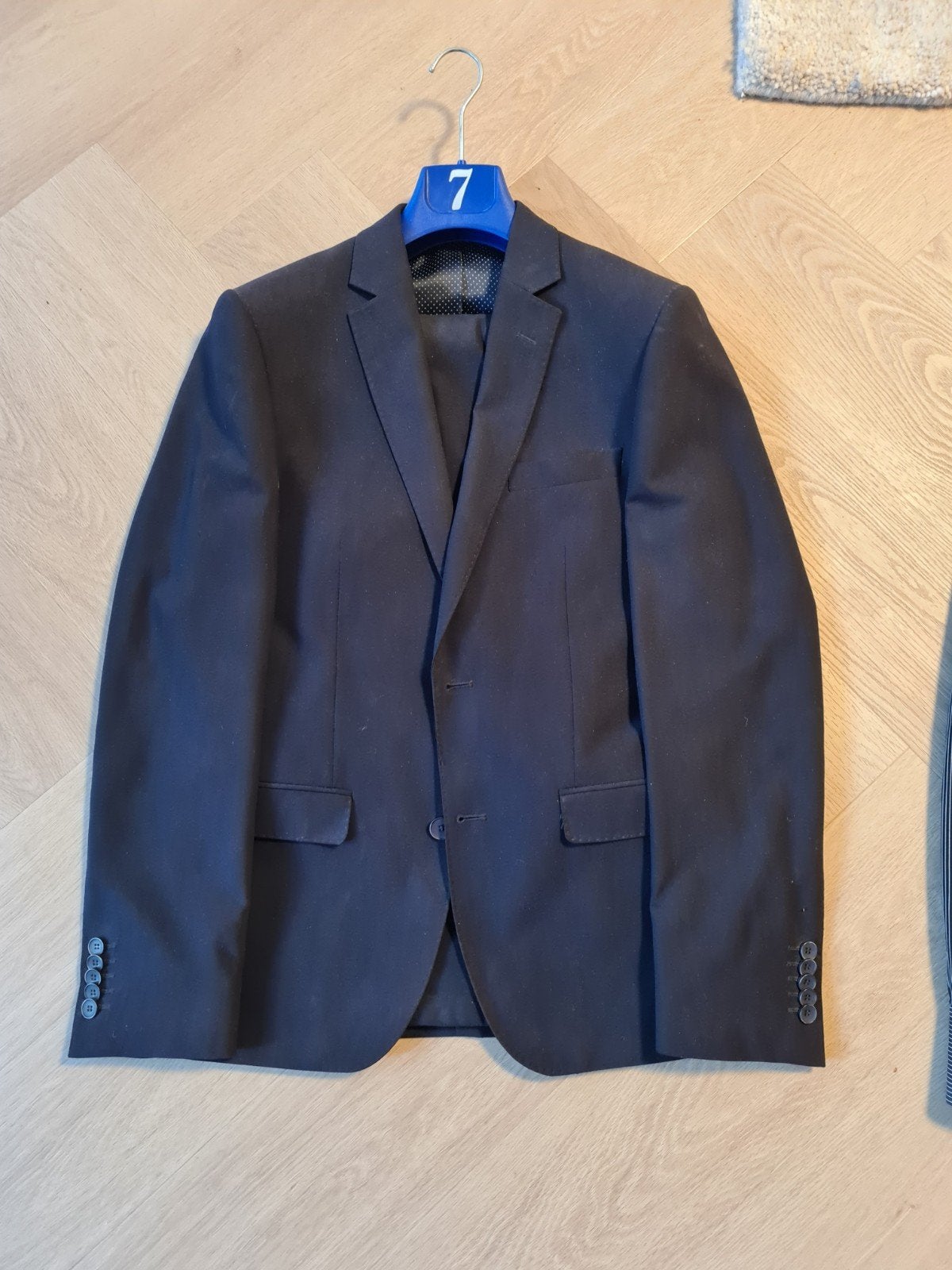7Square Heren kostuum (colbert en pantalon) met overhemd, Maat 48/50 (M), Ophalen of Verzenden, Zo goed als nieuw, Grijs