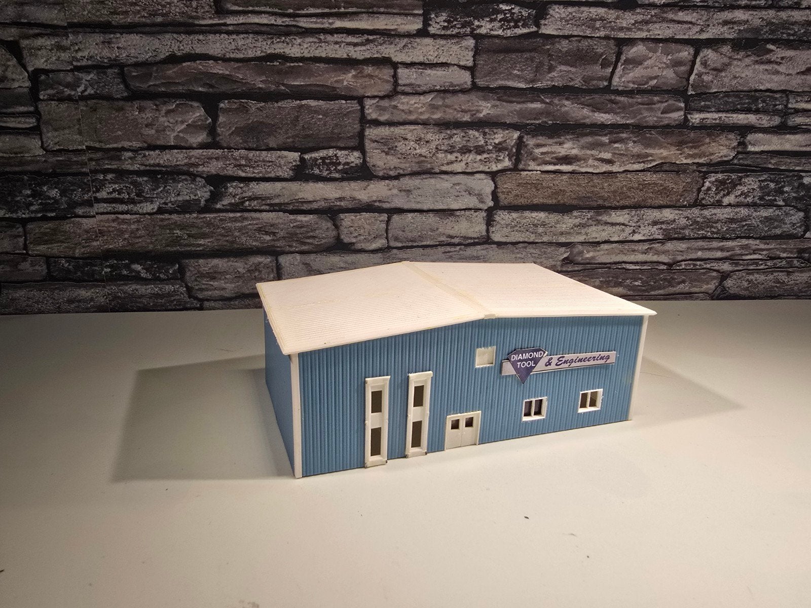 loods fabrieksgebouw N spoor modeltrein 1:160, Ophalen of Verzenden, Gebruikt, Brug, Tunnel of Gebouw, Overige merken