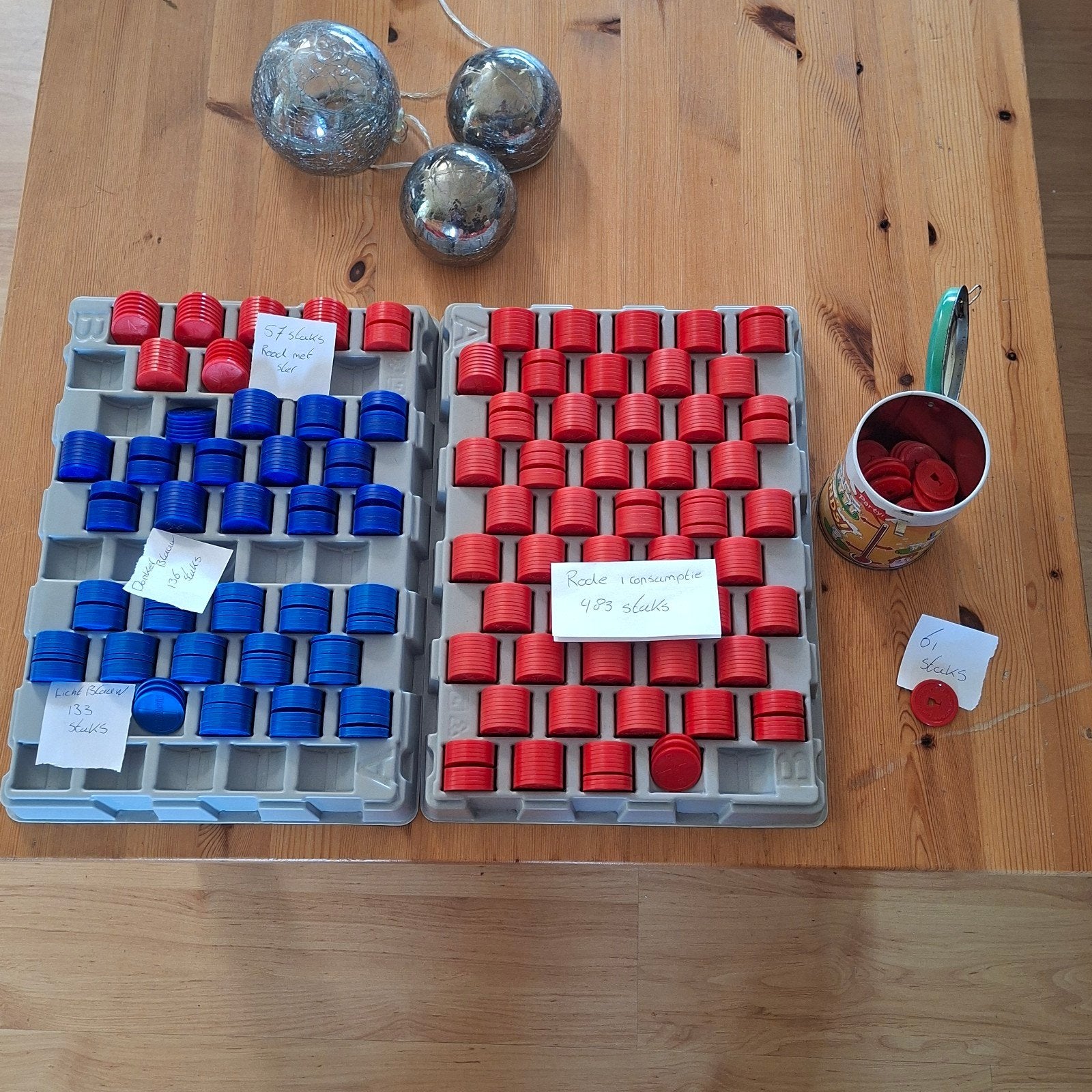 Consumptie munten, Ophalen, Gebruikt