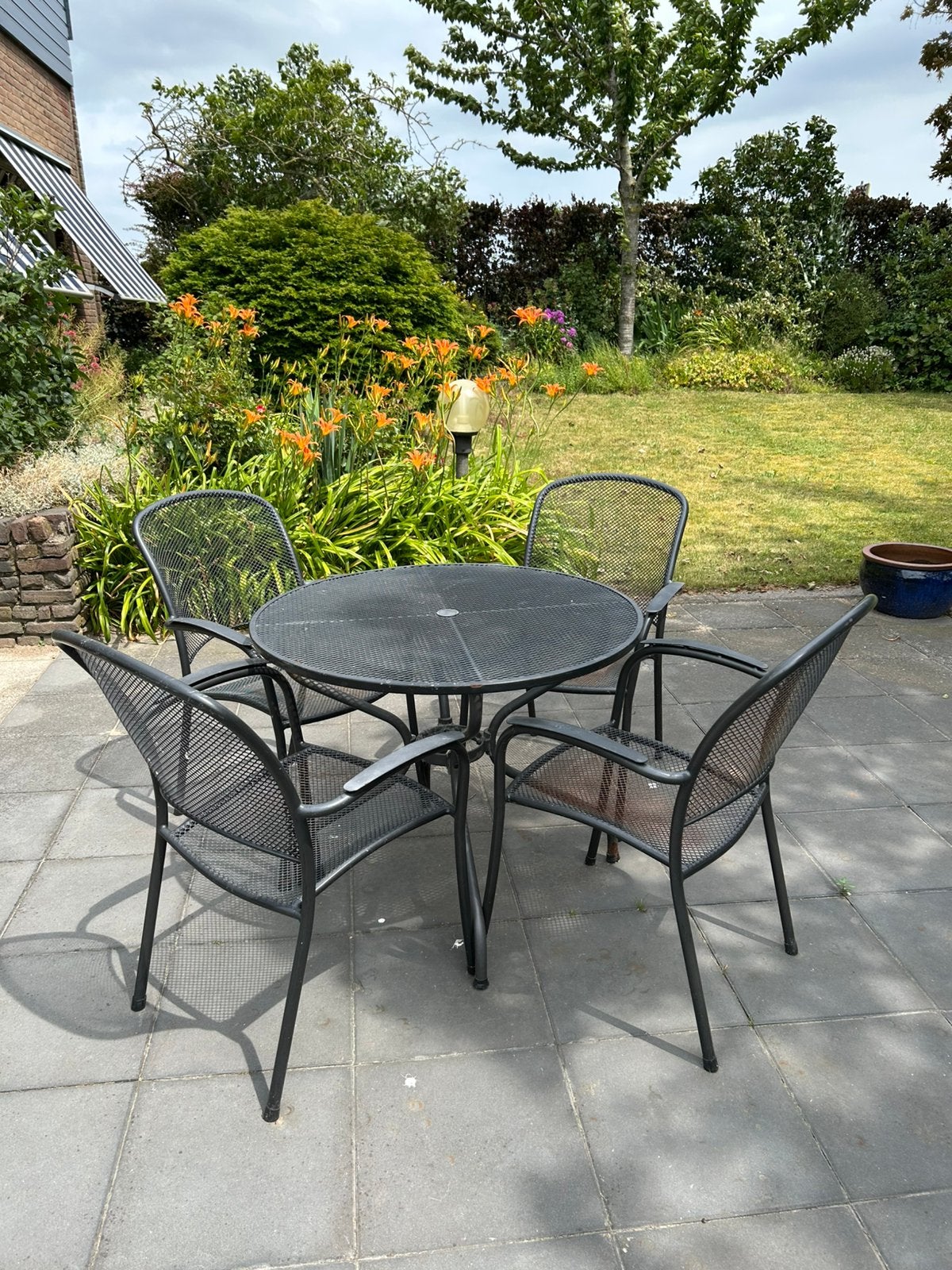 Tuinset, kettler, Ophalen, Gebruikt, Tuinset, Eettafel