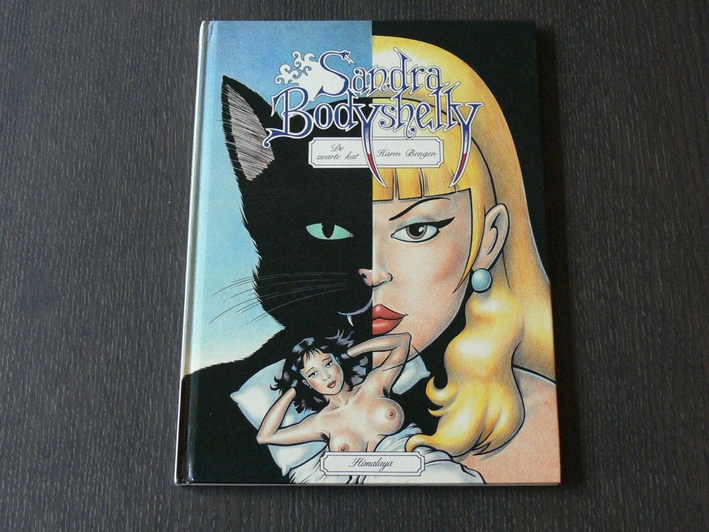 Sandra Bodeyshelly - 1. De zwarte kat, Eén stripboek, Ophalen of Verzenden, Zo goed als nieuw