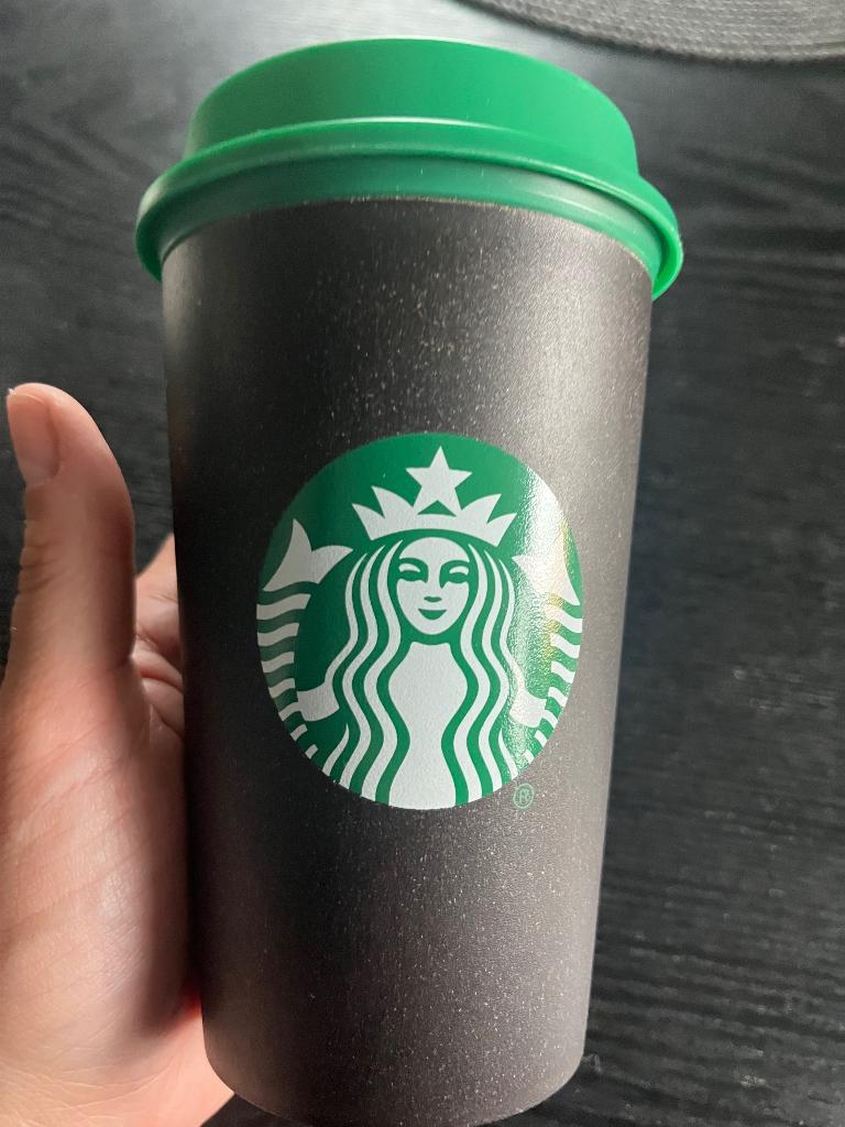 Starbucks drinkbeker zwart herbruik, Nieuw, Ophalen of Verzenden, Glas, Overige stijlen