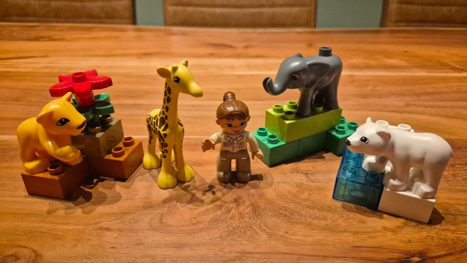 Lego Duplo 4965: Baby Zoo Dieren, Inclusief minifiguren, Gebruikt, Overige thema's, Lego