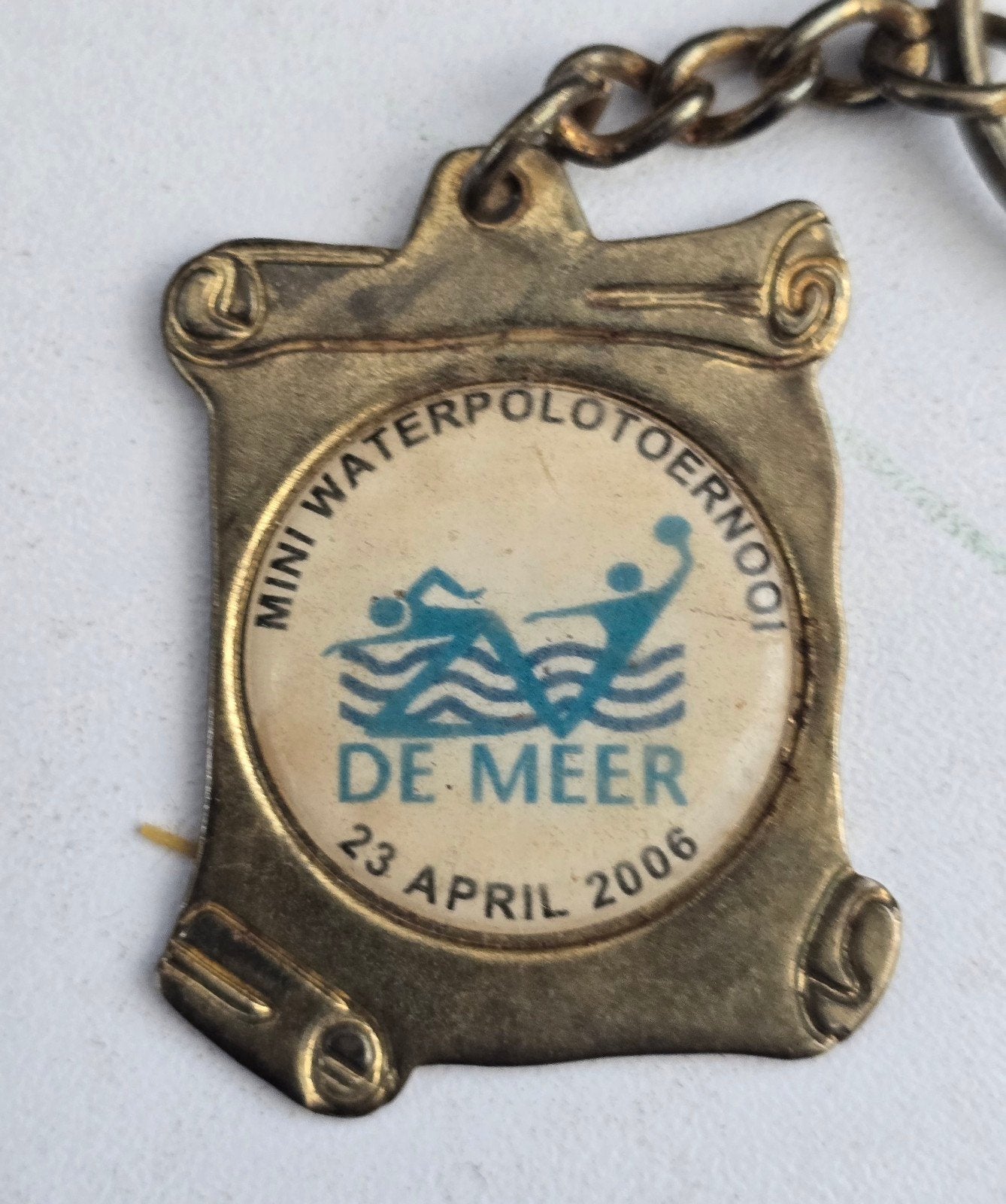 Sleutelhanger Mini Waterpolotoernooi De Meer 2006, Ophalen of Verzenden, Gebruikt, Sport