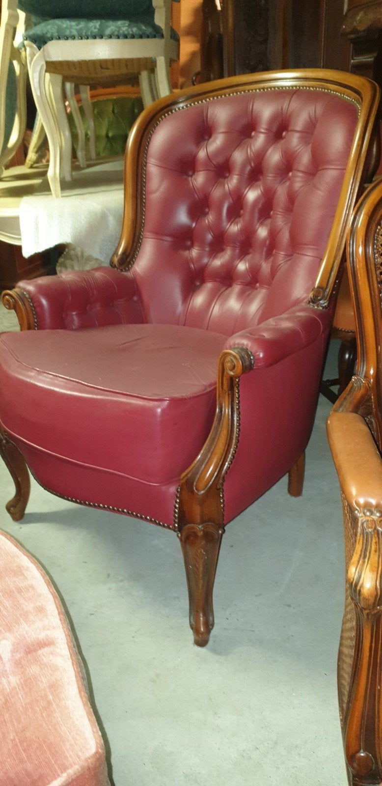 Klassieke fauteui magazijn LEEGVERKOOP, Huis en Inrichting, Ophalen, Gebruikt, Klassiek, Vintage, 75 tot 100 cm