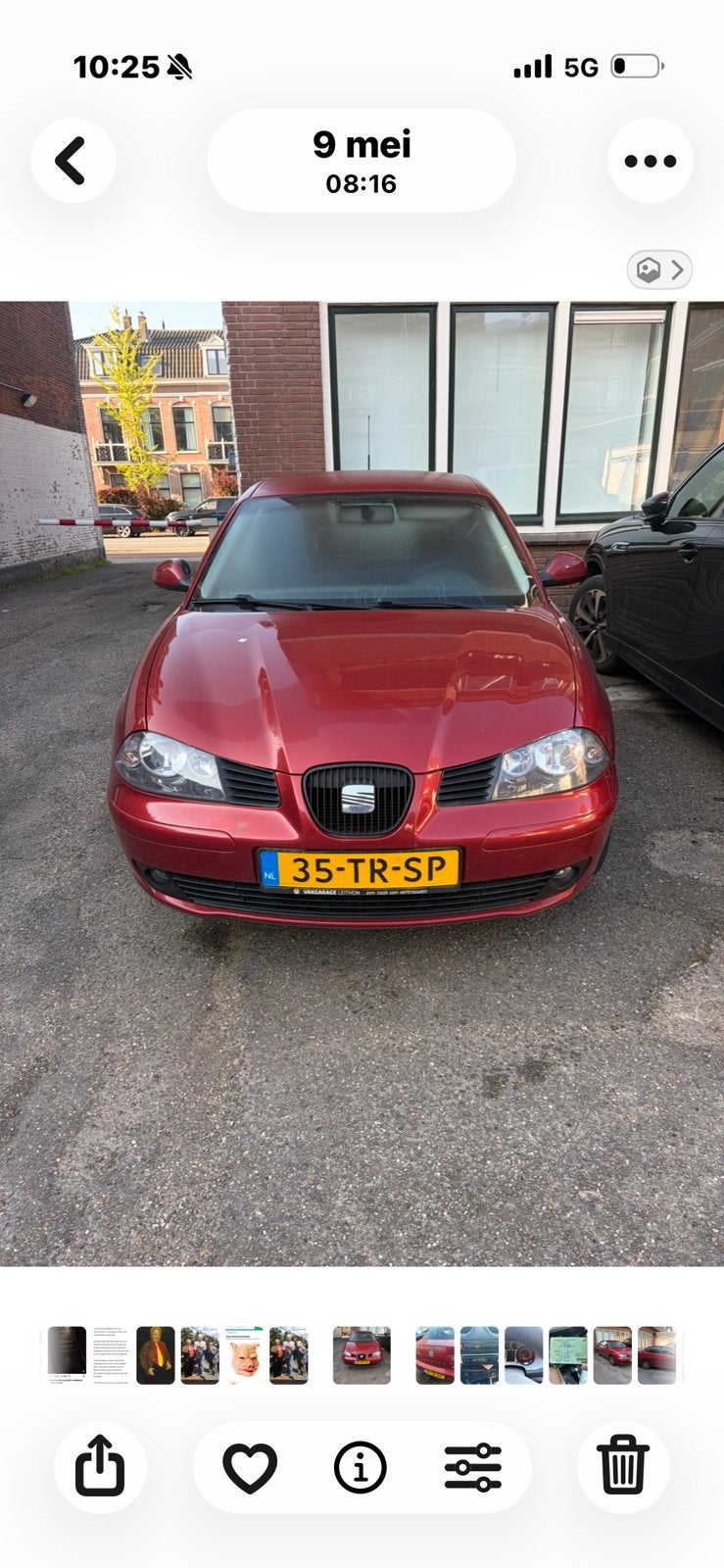 Seat Cordoba 1.4 16V 74KW 2007 Rood, Auto's, Voorwielaandrijving, 15 km/l, 40 €/maand, 100 pk