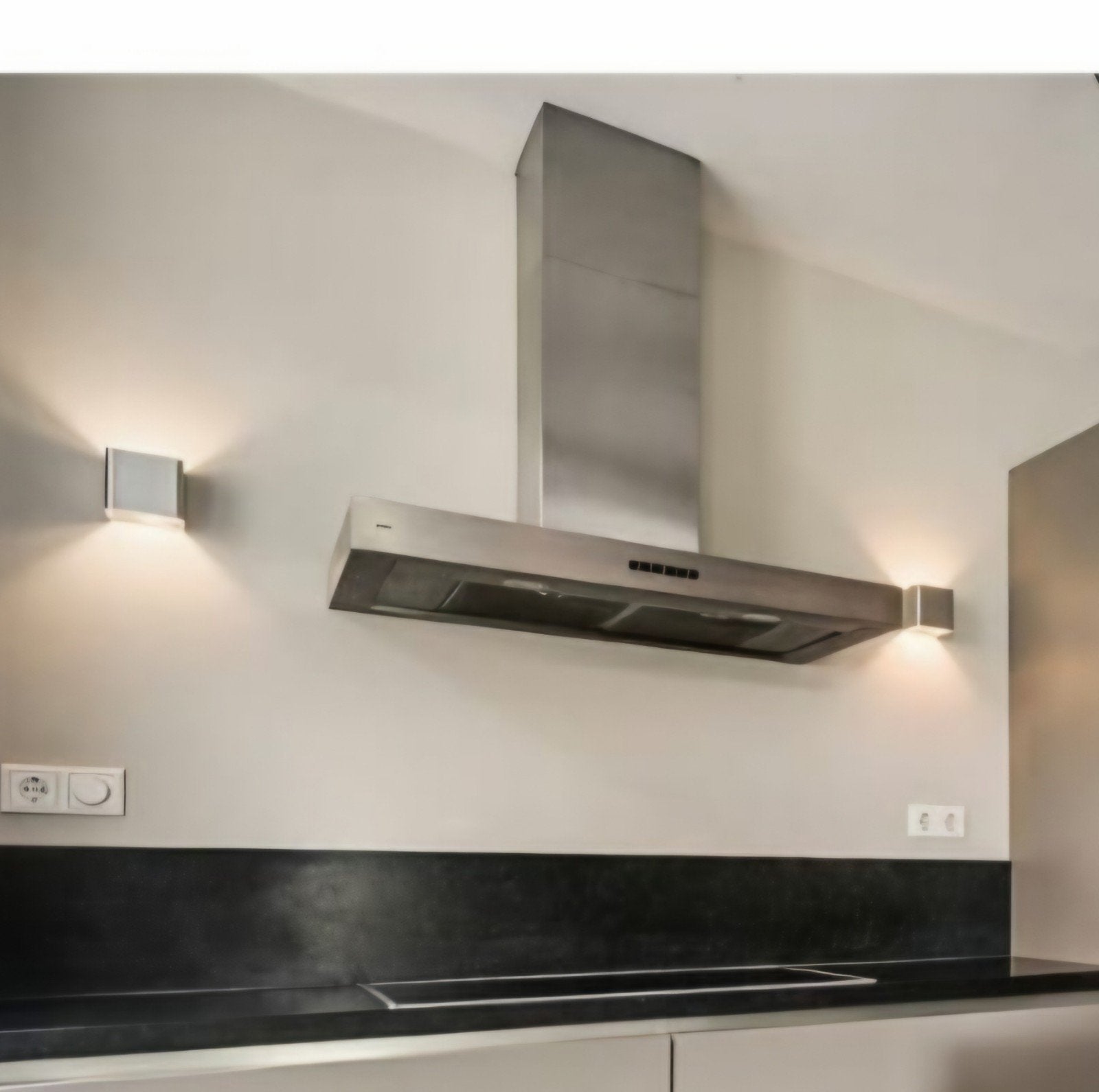 ATAG Afzuigkap 90 cm RVS, Ophalen of Verzenden, Gebruikt, Vrijstaand, Wandschouwkap