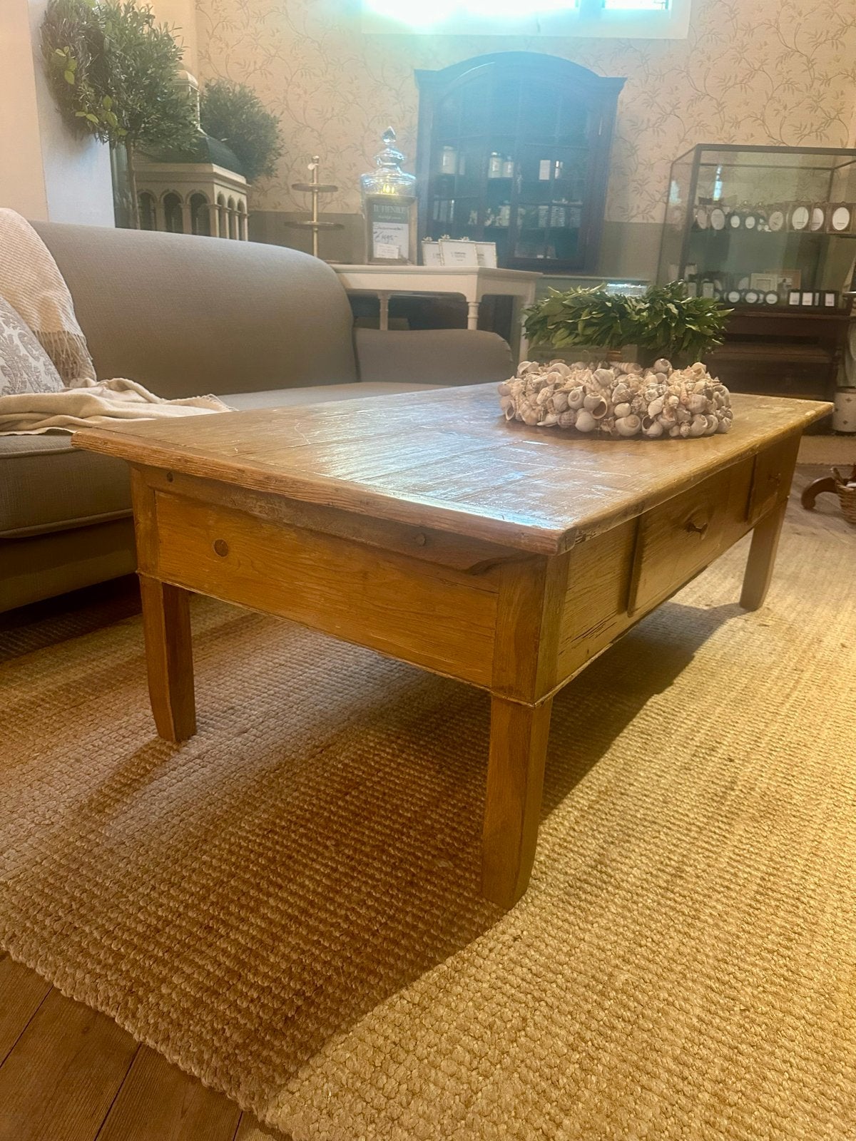 Antieke Franse salon tafel - massief hout, Ophalen