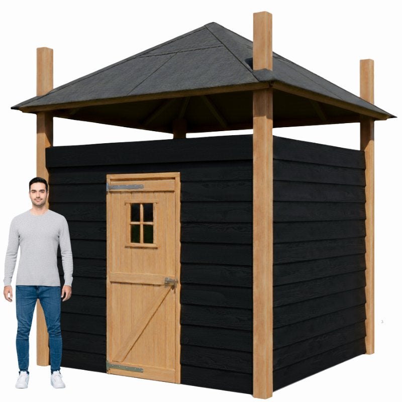 Kippenhok hooiberg 2,5x2,5 m | Jan | ook kippen | hoog, Verzenden, Nieuw, Kippenhok of Kippenren