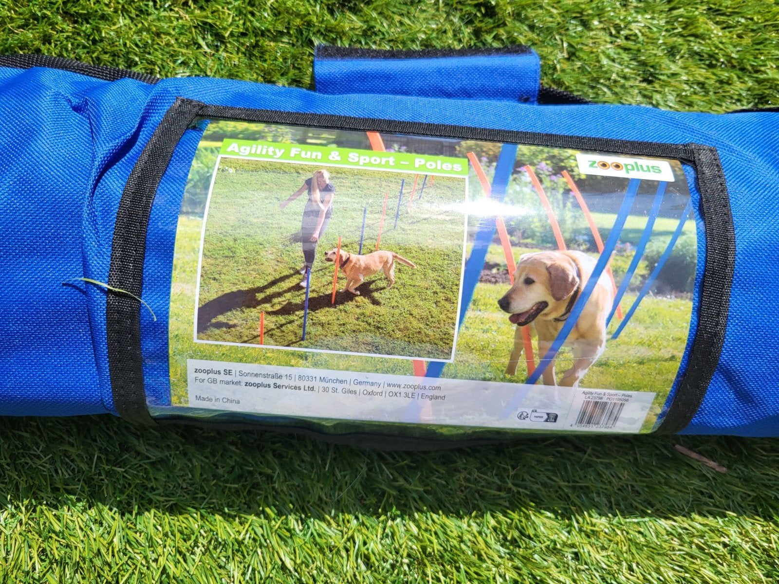 agility paaltjes hond (slalom), Dieren en Toebehoren, Ophalen, Zo goed als nieuw, Behendigheidspeelgoed