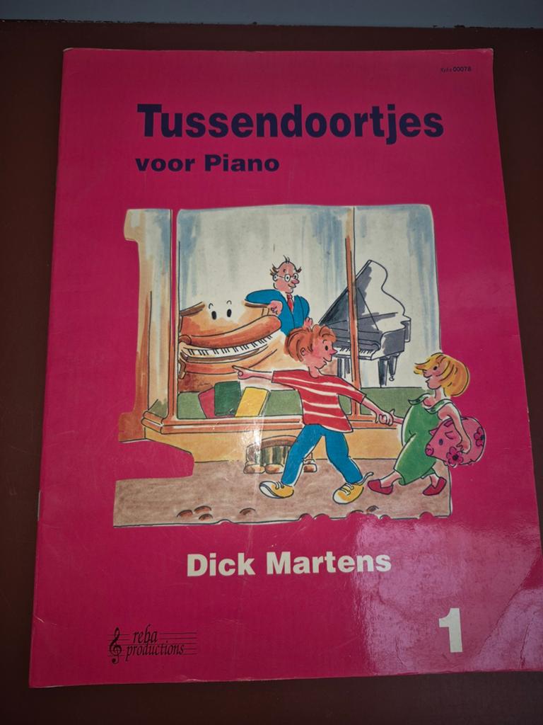 Tussendoortjes voor Piano - Dick Martens (Boek 1), Ophalen of Verzenden