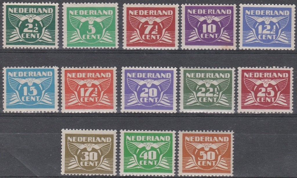 Nederland 1941 379/391 Vliegende duif, Ongebruikt, Postzegels en Munten, Postzegels | Nederland, Ophalen of Verzenden, Na 1940