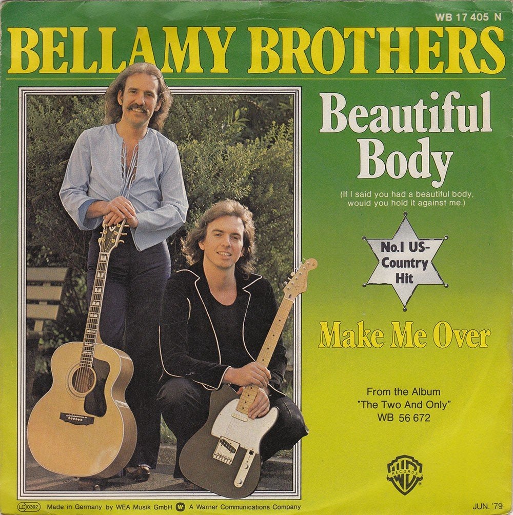 Bellamy Brothers - Beautiful Body 7", Ophalen of Verzenden, Zo goed als nieuw, 7 inch, Country en Western