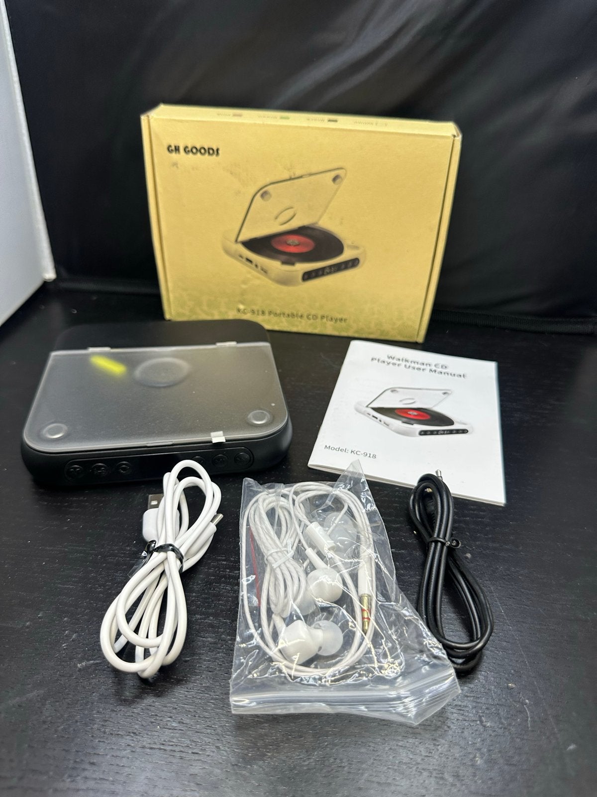 GH Goods KC-918 Portable CD Player - Nieuwstaat, Overige merken, Verzenden, Draagbaar, Zo goed als nieuw
