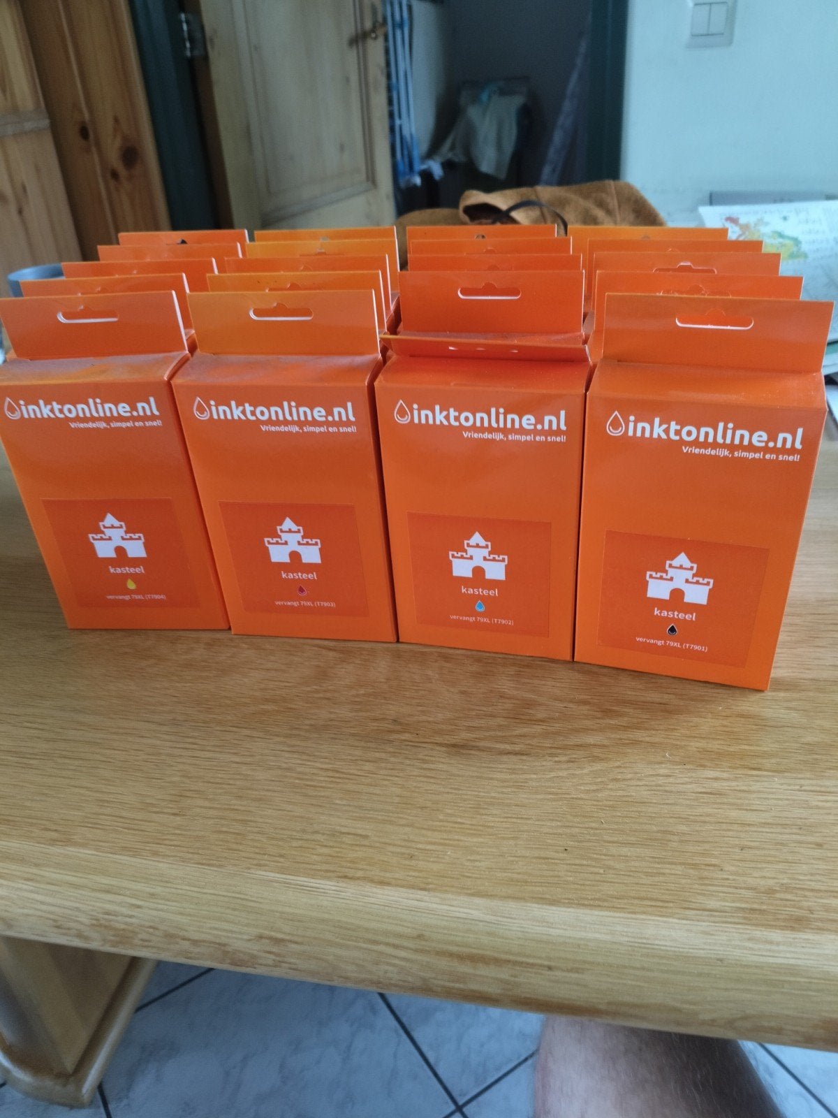 Inktcartridges Inktonline  Kasteel 79XL (T7901-T7904), Computers en Software, Kleur printen, Inkjetprinter, Nieuw, Ophalen of Verzenden