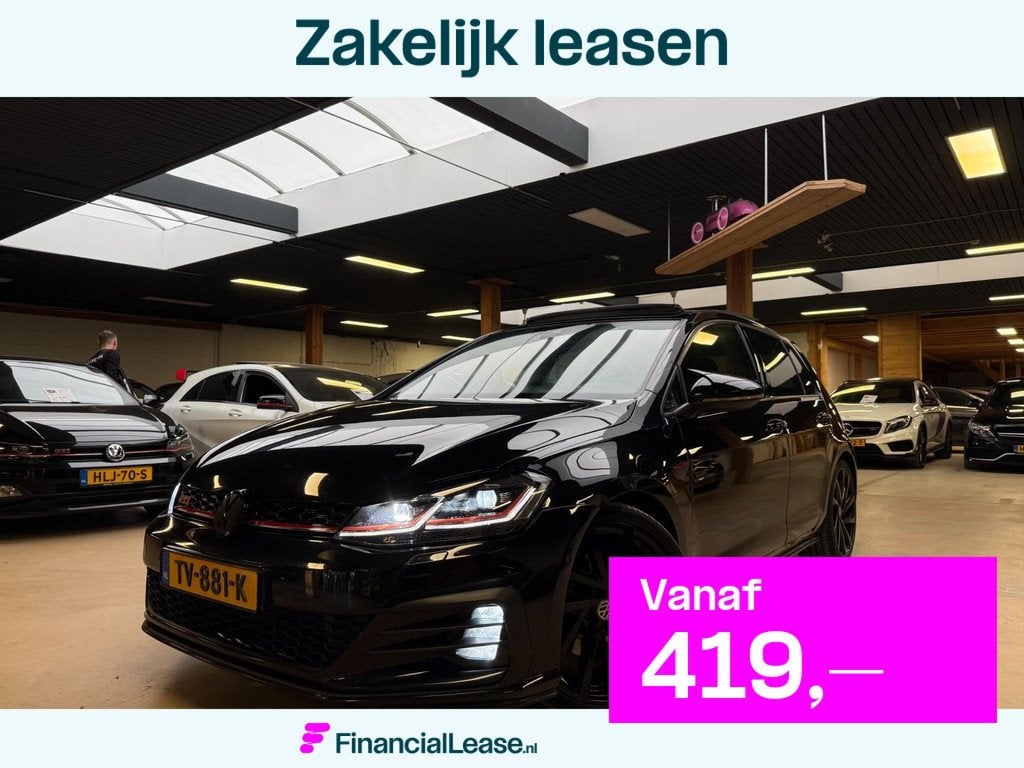 Volkswagen Golf 2.0 TSI GTI DSG Performance Pano Virtual Led, Gebruikt, Euro 6, Zwart, Bedrijf