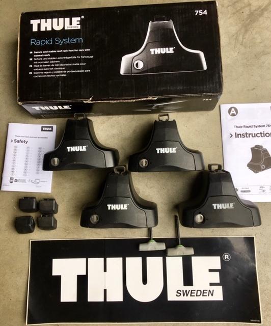 Thule dakdragers Honda Jazz 2008-2015 voor kaal/vlak dak, Ophalen of Verzenden, Zo goed als nieuw