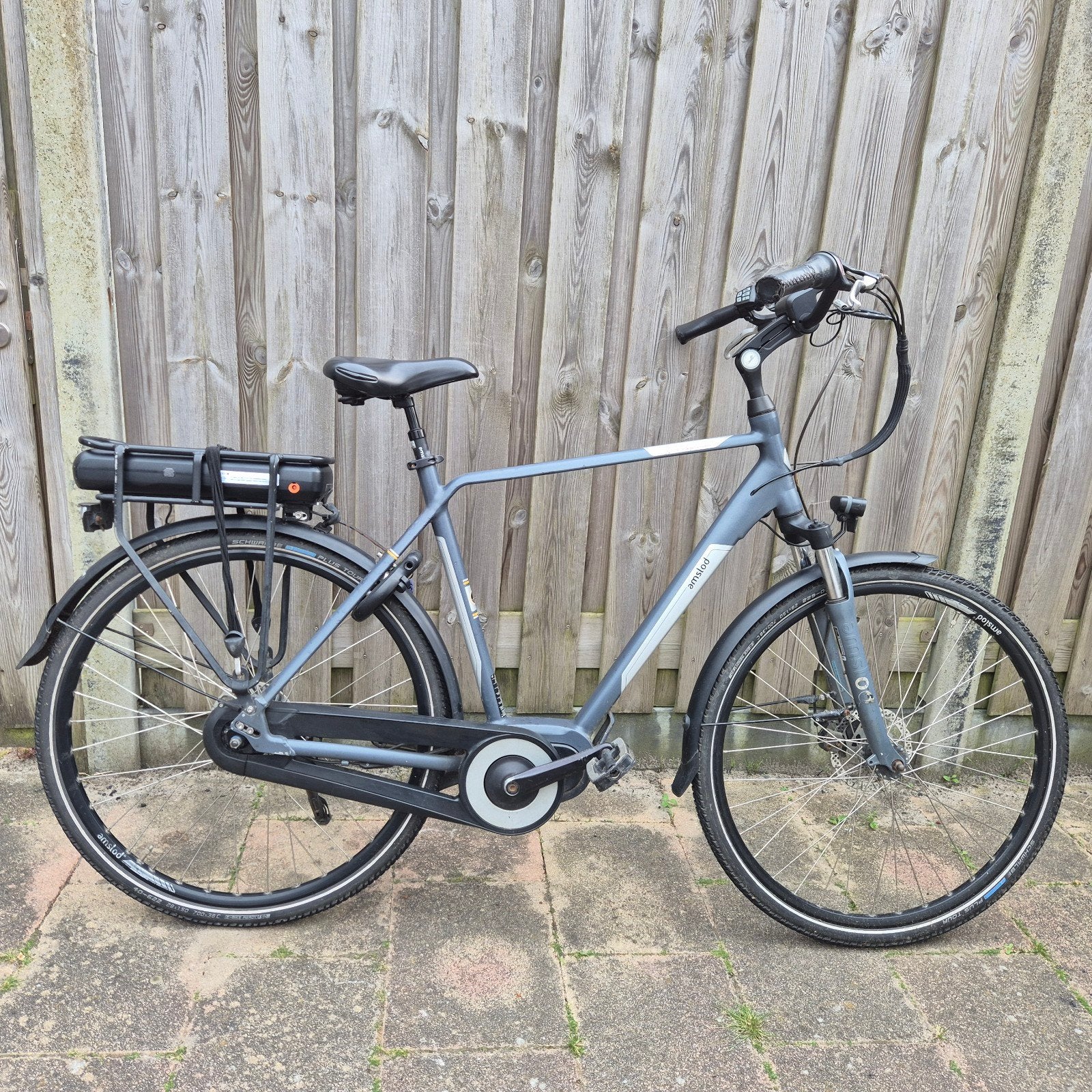 Amslod Hilston LX - elektrische herenfiets, Zo goed als nieuw, 50 km per accu of meer, 55 tot 59 cm, Ophalen