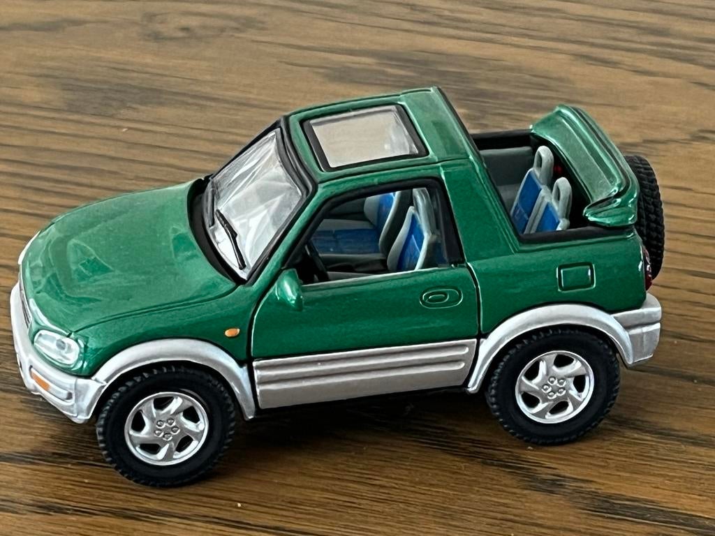 Schuco Rav-4 Cabrio groen 1:43, Hobby en Vrije tijd, Modelauto's | 1:43, Zo goed als nieuw, Auto, Schuco, Ophalen of Verzenden