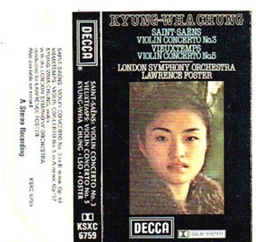 Kyung-Wha Chung - Saint-Saëns Violin Concerto, Cd's en Dvd's, Verzenden, Klassiek, 1 bandje, Zo goed als nieuw