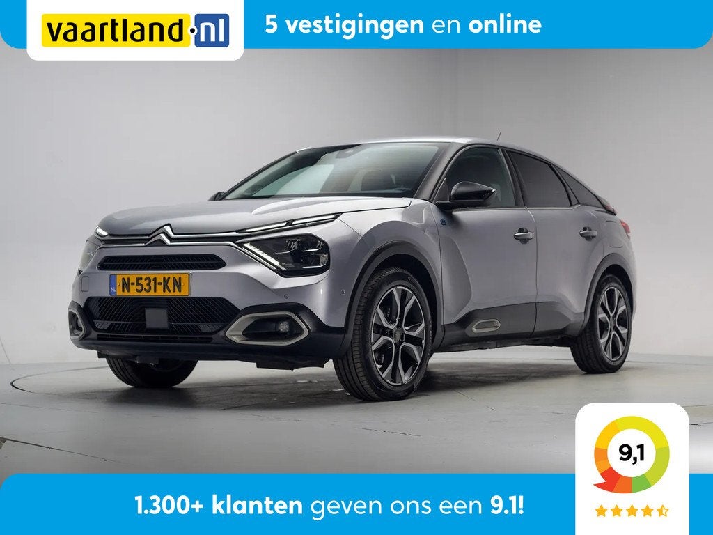 Citroën Ë-C4 Feel Edition 50 kWh [ LED Adapt.cruise Navi A, Auto's, Citroën, Gebruikt, SUV of Terreinwagen, Zilver of Grijs, 63 €/maand