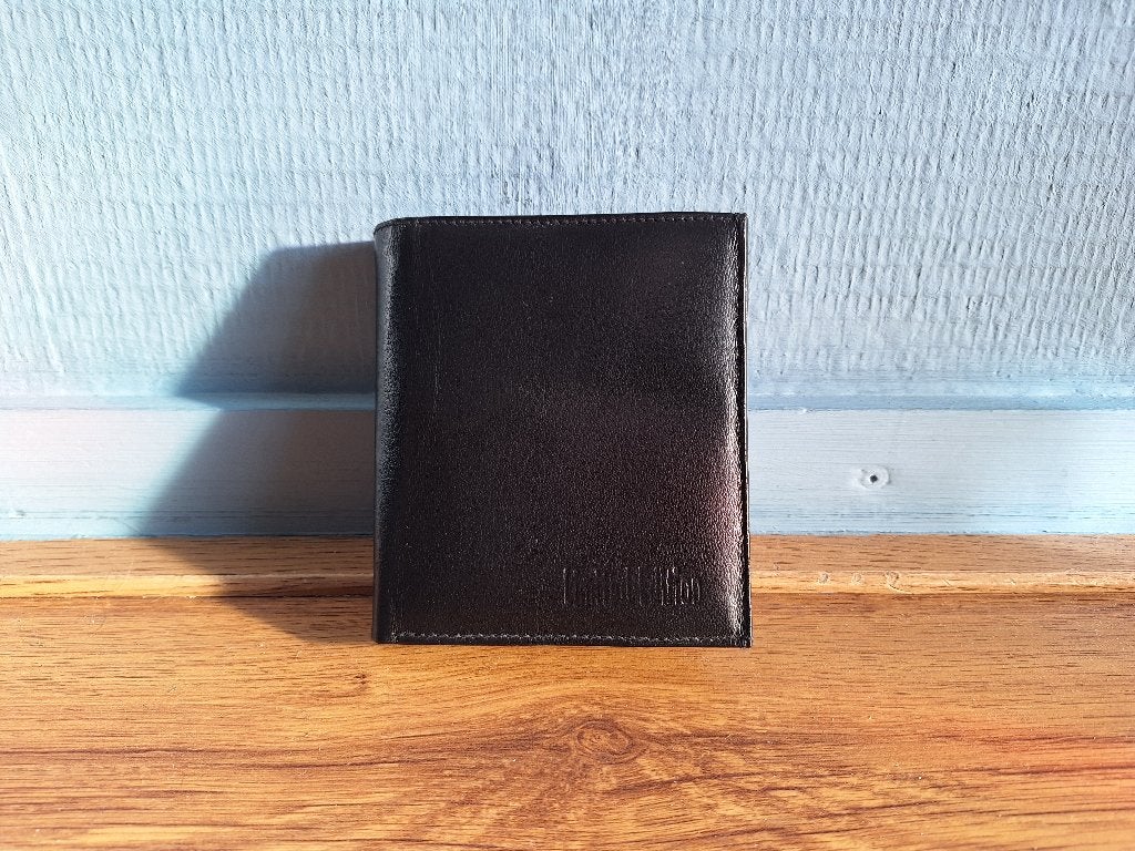 Leren portemonnee, Ophalen of Verzenden, Nieuw, Zwart, Leer