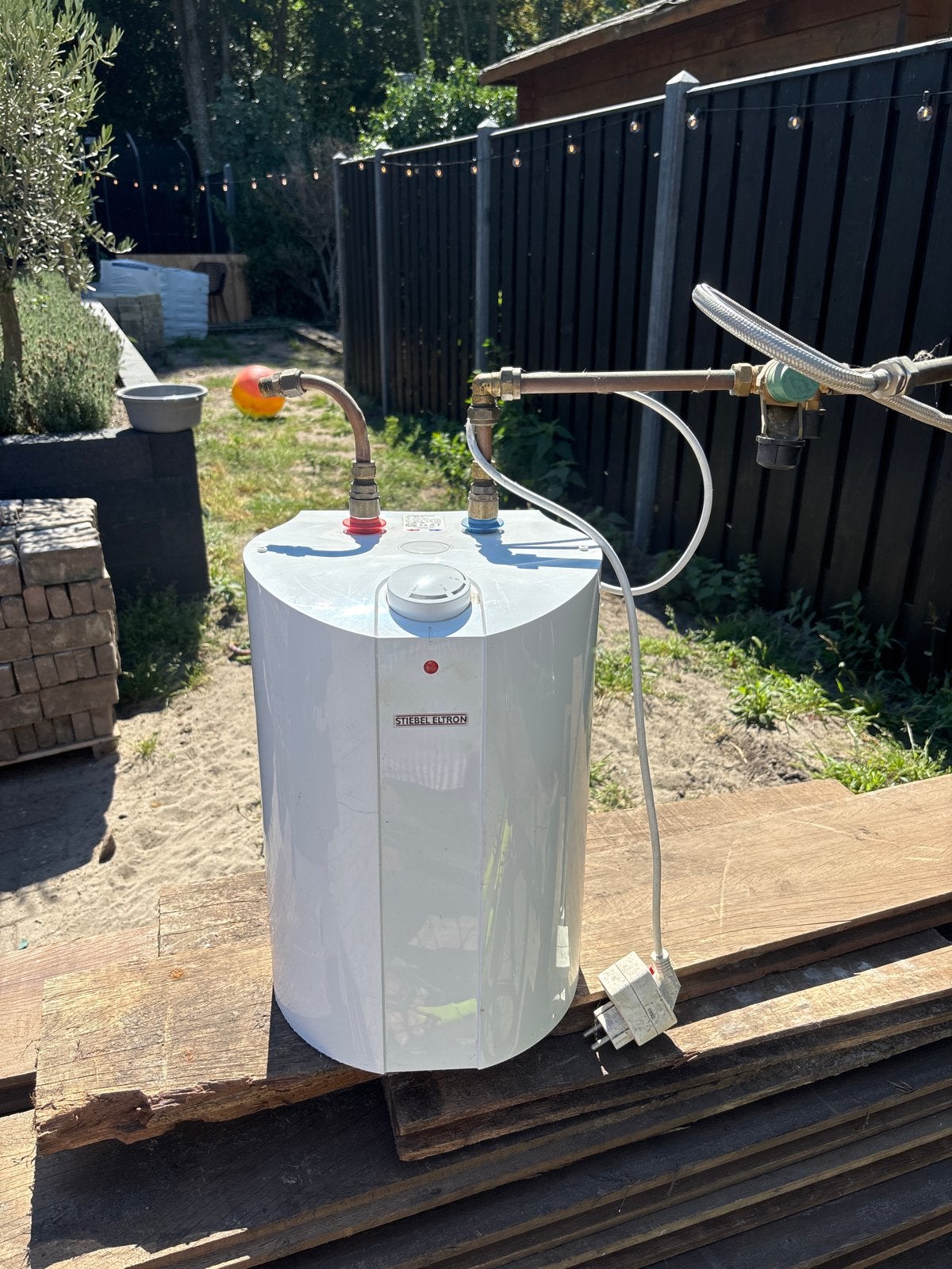 Stiebel Eltron Boiler 10L - Compact en Efficiënt, Doe-het-zelf en Verbouw, Geisers en Boilers, Ophalen, Gebruikt, Aardgas, Boiler
