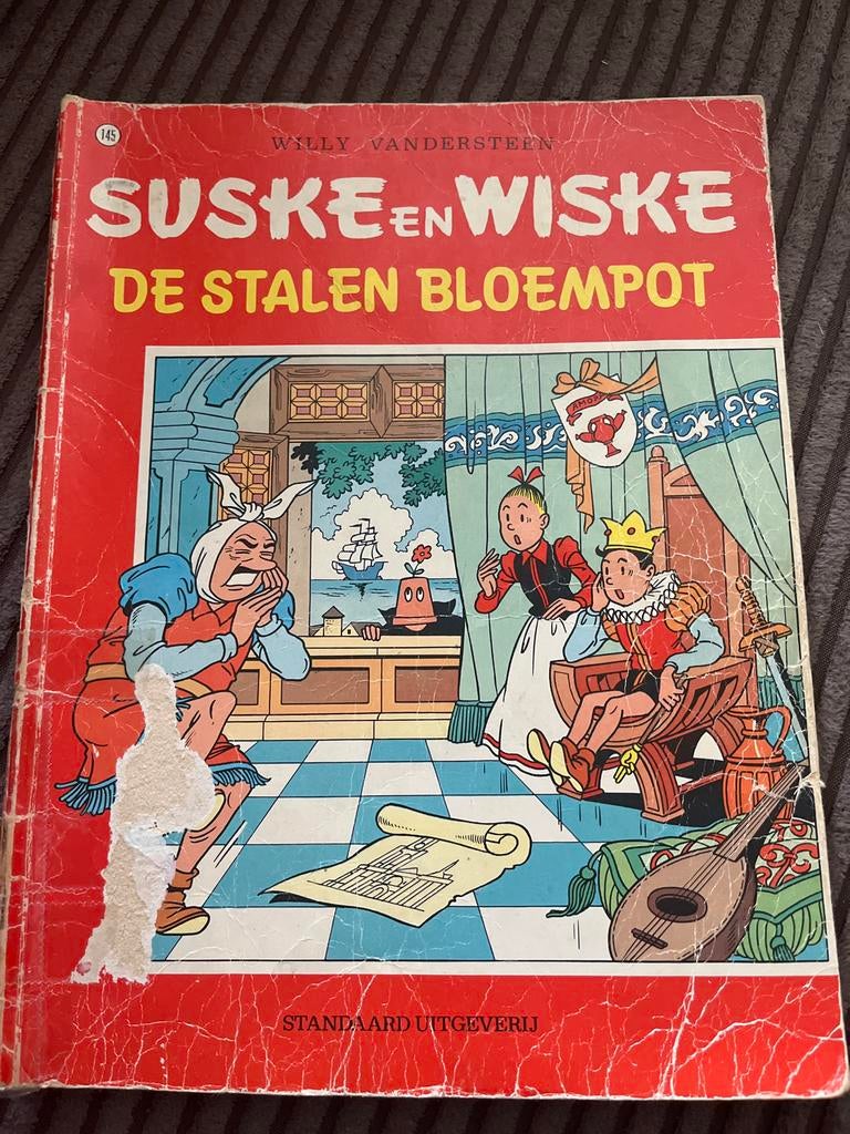 Suske en Wiske - De Stalen Bloempot (nr. 145), Eén stripboek, Ophalen of Verzenden, Gelezen