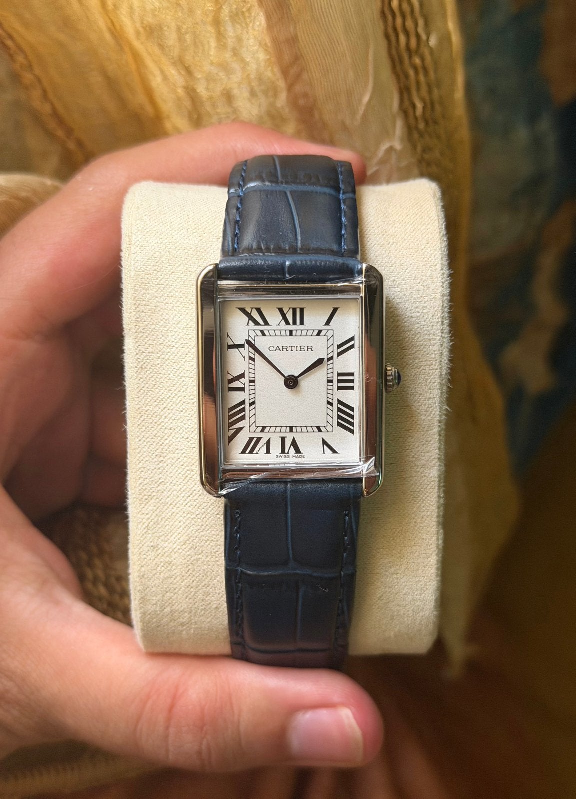Cartier Tank 31mm, Ophalen of Verzenden, Staal, Overige merken, 1960 of later