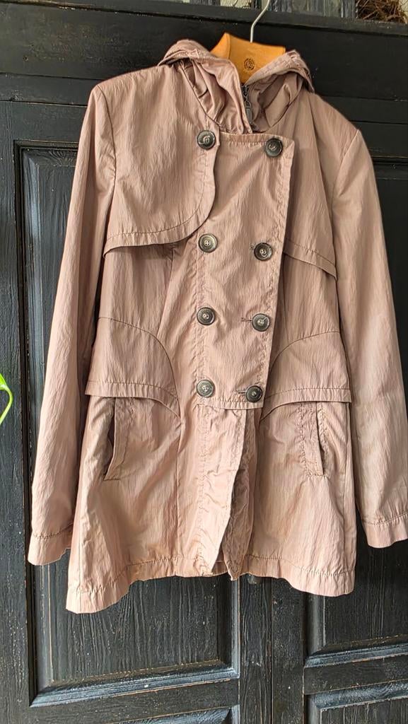 Creenstone trenchcoat / zomerjas, Kleding | Dames, Ophalen of Verzenden, Zo goed als nieuw, Maat 38/40 (M), Beige