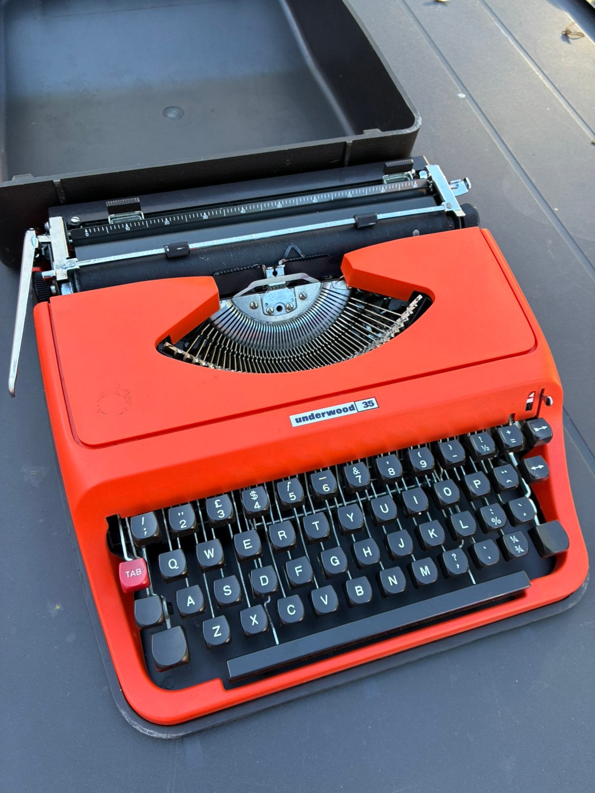 Underwood 35 vintage portable typewriter, Ophalen, Zo goed als nieuw