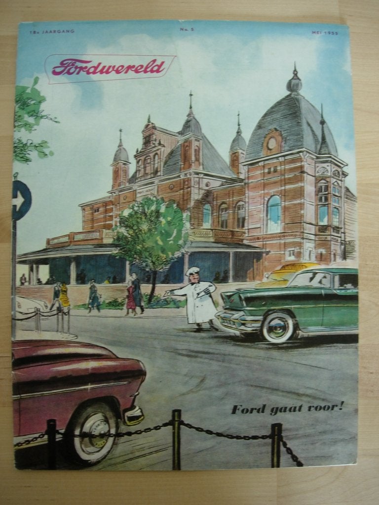 Ford Wereld Mei 1955 – Fordwereld, Boeken, Ophalen of Verzenden, Ford, Ford