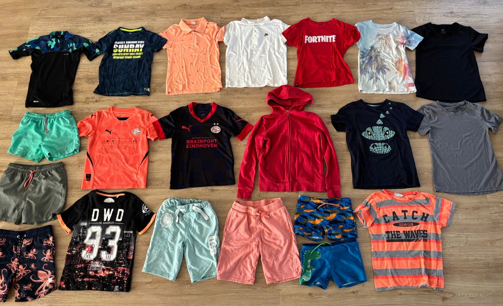 Pakket Jongen - 122/128/134 - 21 stuks -Totaal 7,50 euro!, Ophalen of Verzenden, Gebruikt, Jongen
