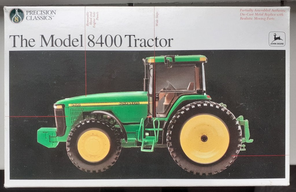 John Deere 8400 - ertl, Hobby en Vrije tijd, Modelauto's | 1:32, Ophalen of Verzenden, Nieuw, Tractor of Landbouw, ERTL
