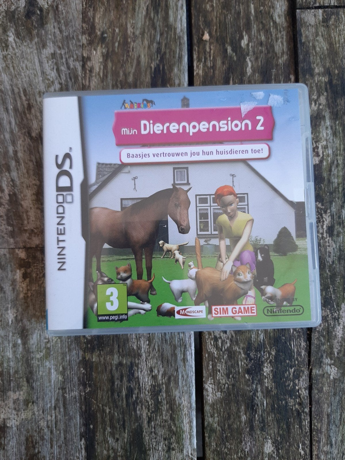 Mijn Dierenpension 2 Nintendo DS, Spelcomputers en Games, Games | Nintendo DS, Zo goed als nieuw, 1 speler, Vanaf 3 jaar, Ophalen of Verzenden
