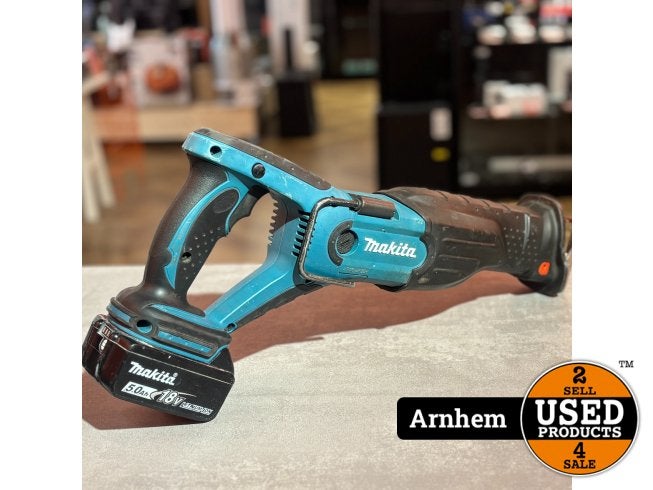 Makita DJR181 18V LXT Accu-reciprozaag Incl. 18v 5ah Accu, Doe-het-zelf en Verbouw, Gereedschap | Zaagmachines, Makita, Zo goed als nieuw