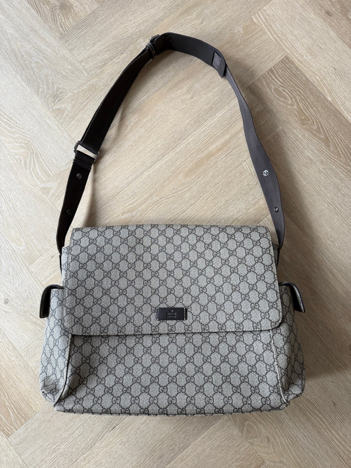 Gucci GG Supreme luiertas, Kinderen en Baby's, Ophalen of Verzenden, Nieuw, Gucci