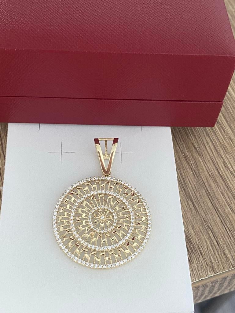 14 karaat gouden hanger gemerkt 585, Ophalen of Verzenden, Nieuw, Goud, Goud